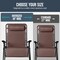 Best Choice Products Set of 2 Extra Wide Zero Gravity Lounge Chair Recliners w/ Cup Holder